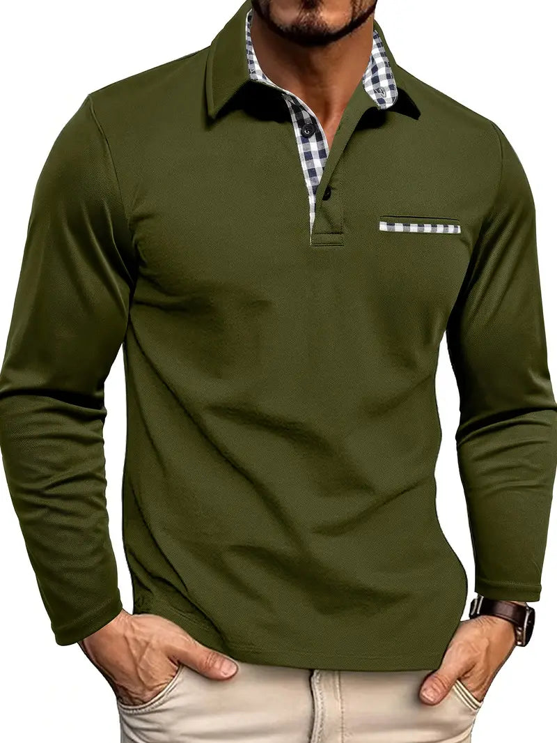 Rowan – Long-Sleeved Polo Shirt