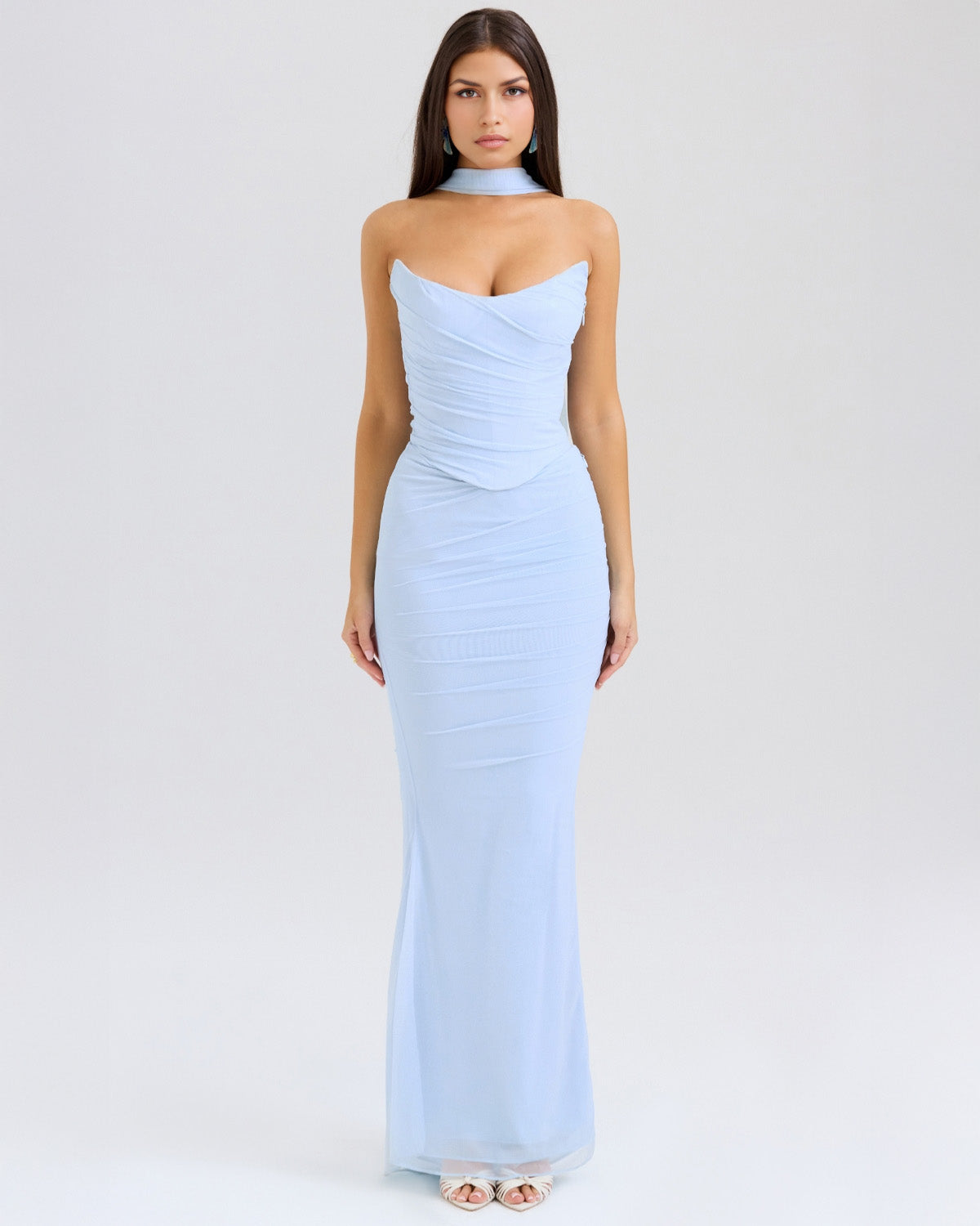 Joyce | Elegant Sculpted Gown