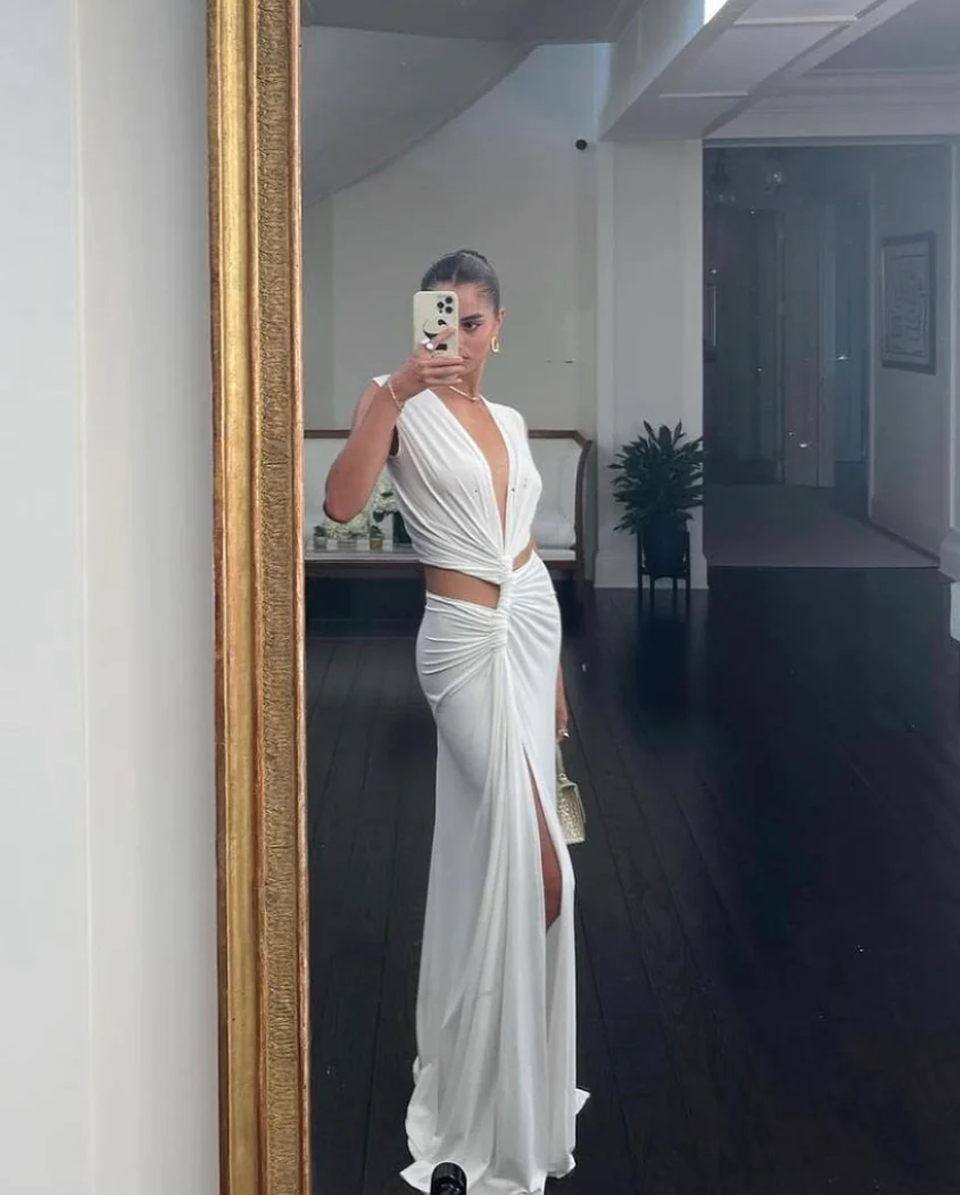Briseis | Tropic Drape Dress