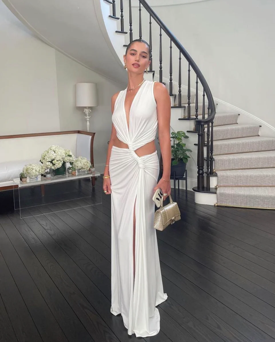 Briseis | Tropic Drape Dress