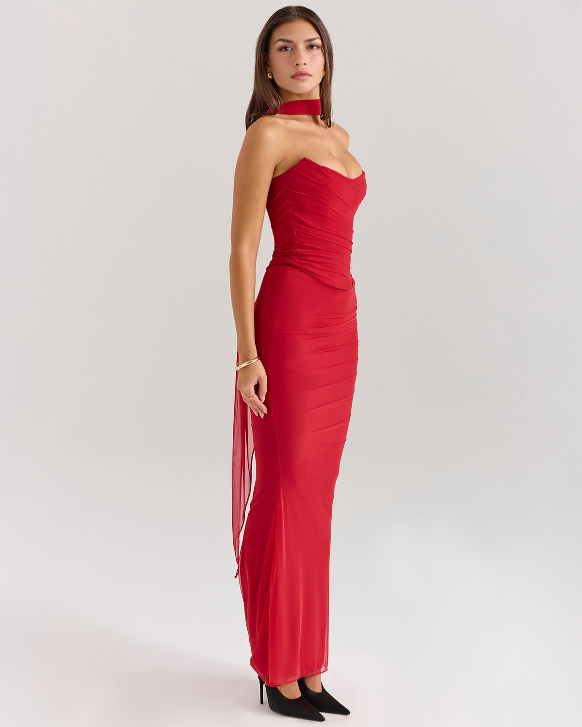 Joyce | Elegant Sculpted Gown