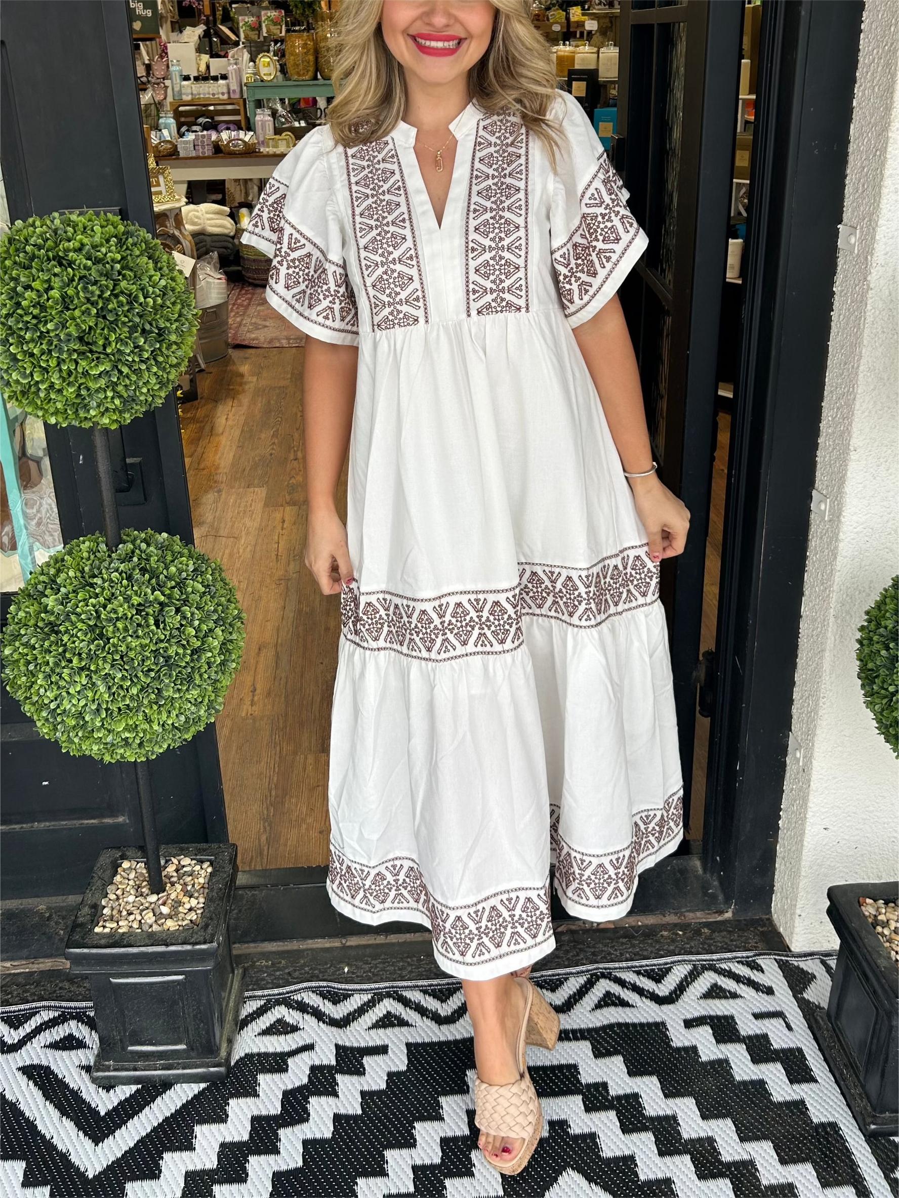 Nancy | Timeless Maxi dress with tummy concealing