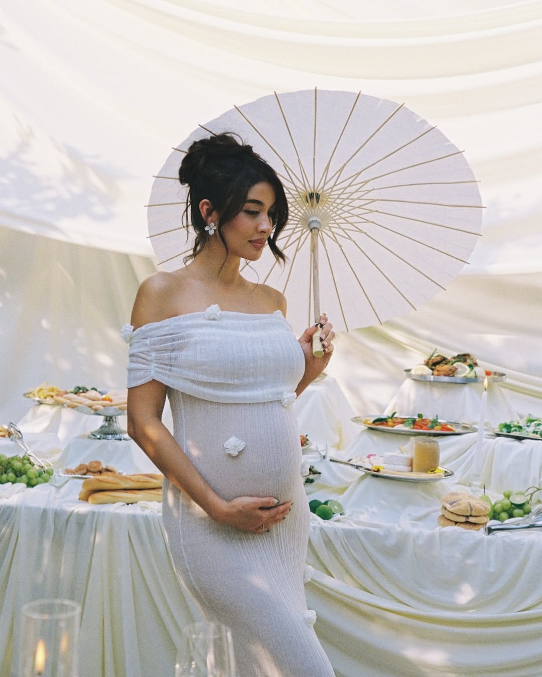 Vionnet | Petalwhisper Maternity Dress