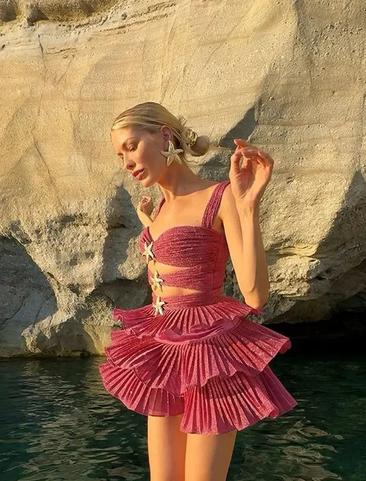 Quilla | Seastar Flare Dress