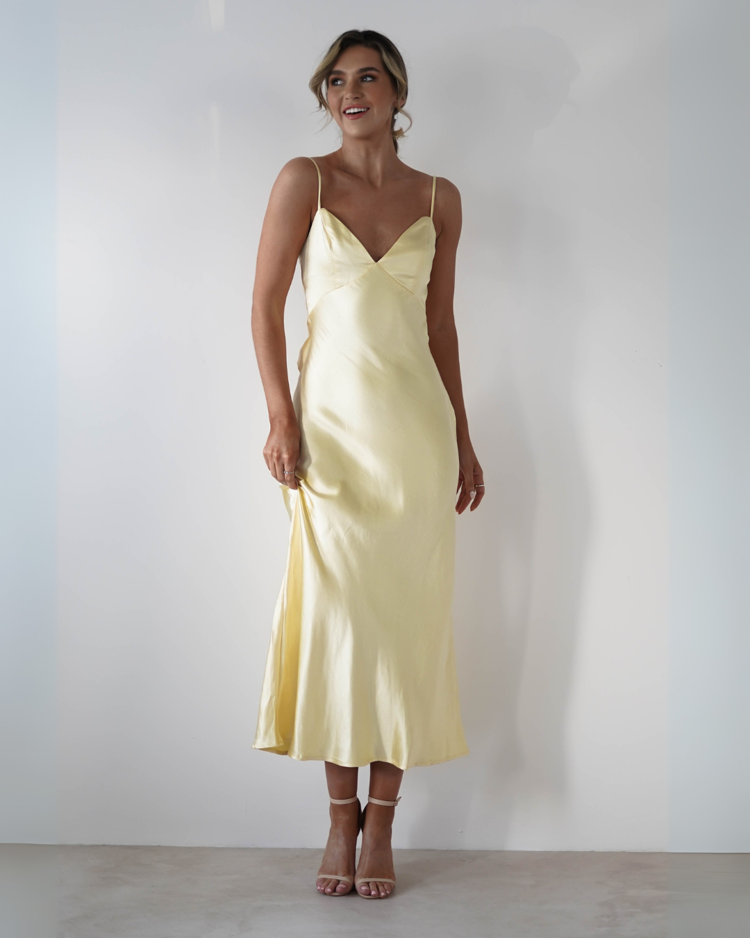 Melisande | Glowline Satin Dress