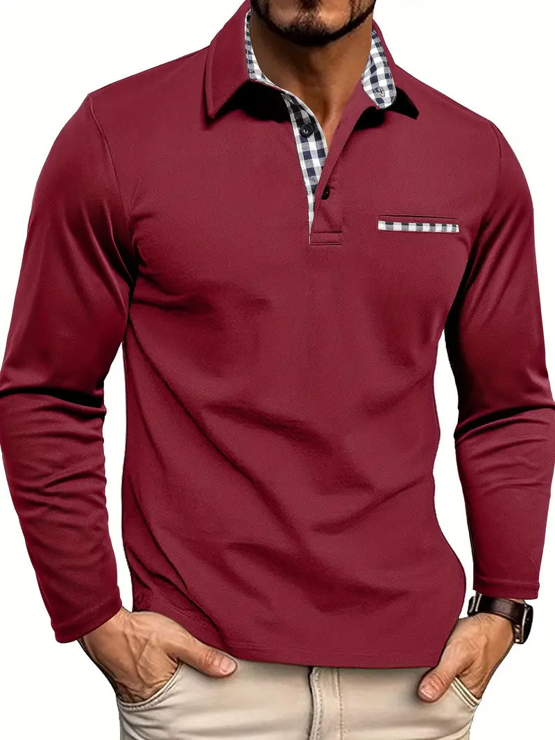 Rowan – Long-Sleeved Polo Shirt