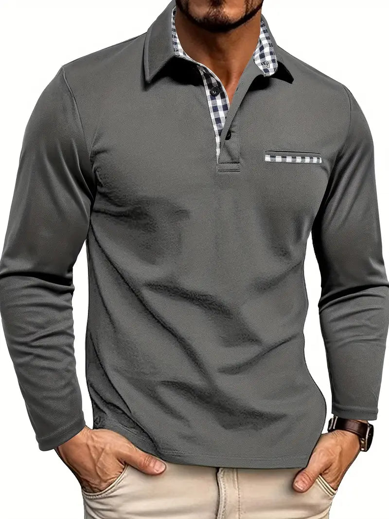 Rowan – Long-Sleeved Polo Shirt