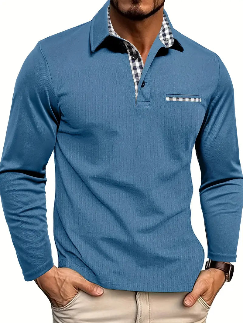 Rowan – Long-Sleeved Polo Shirt