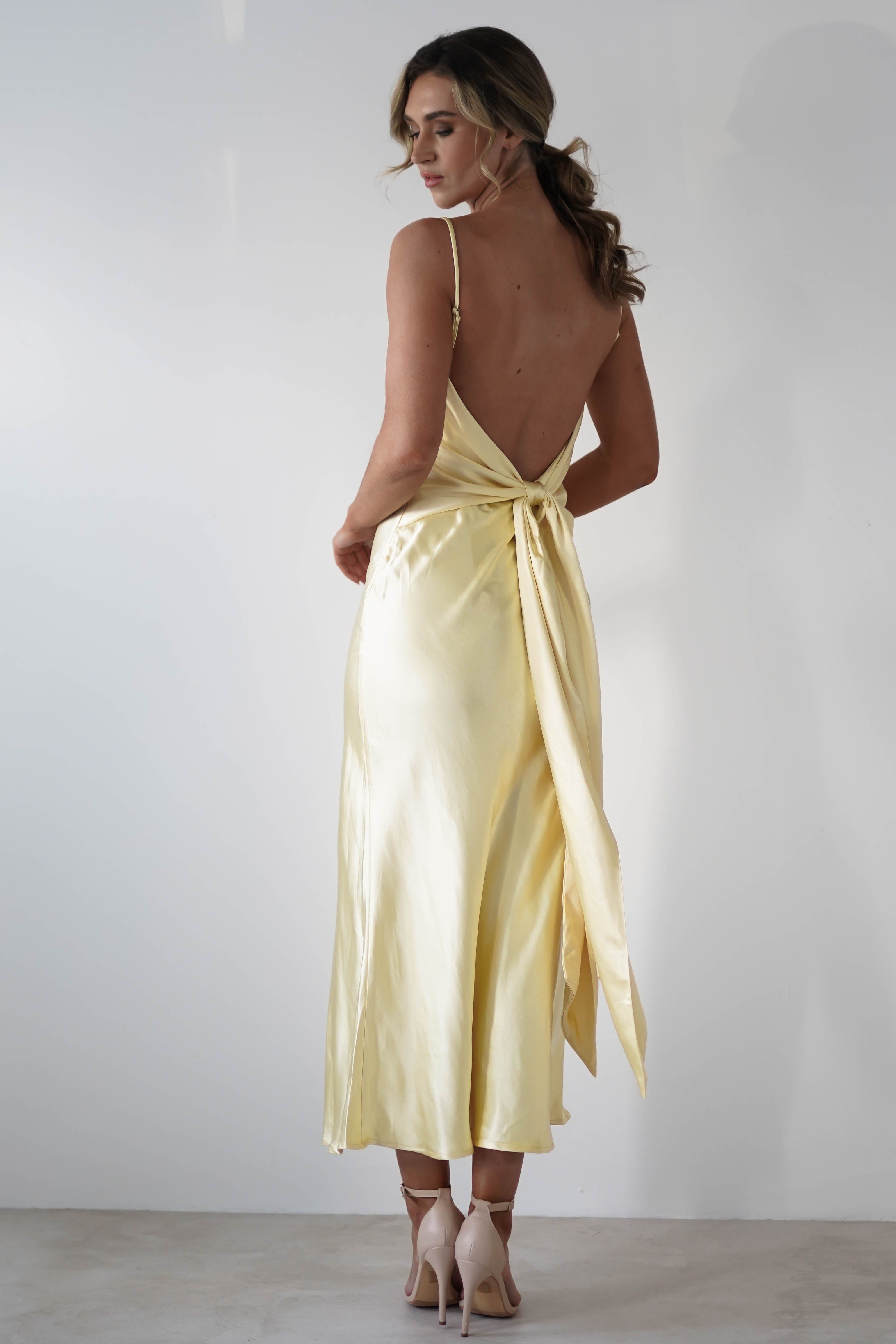 Melisande | Glowline Satin Dress