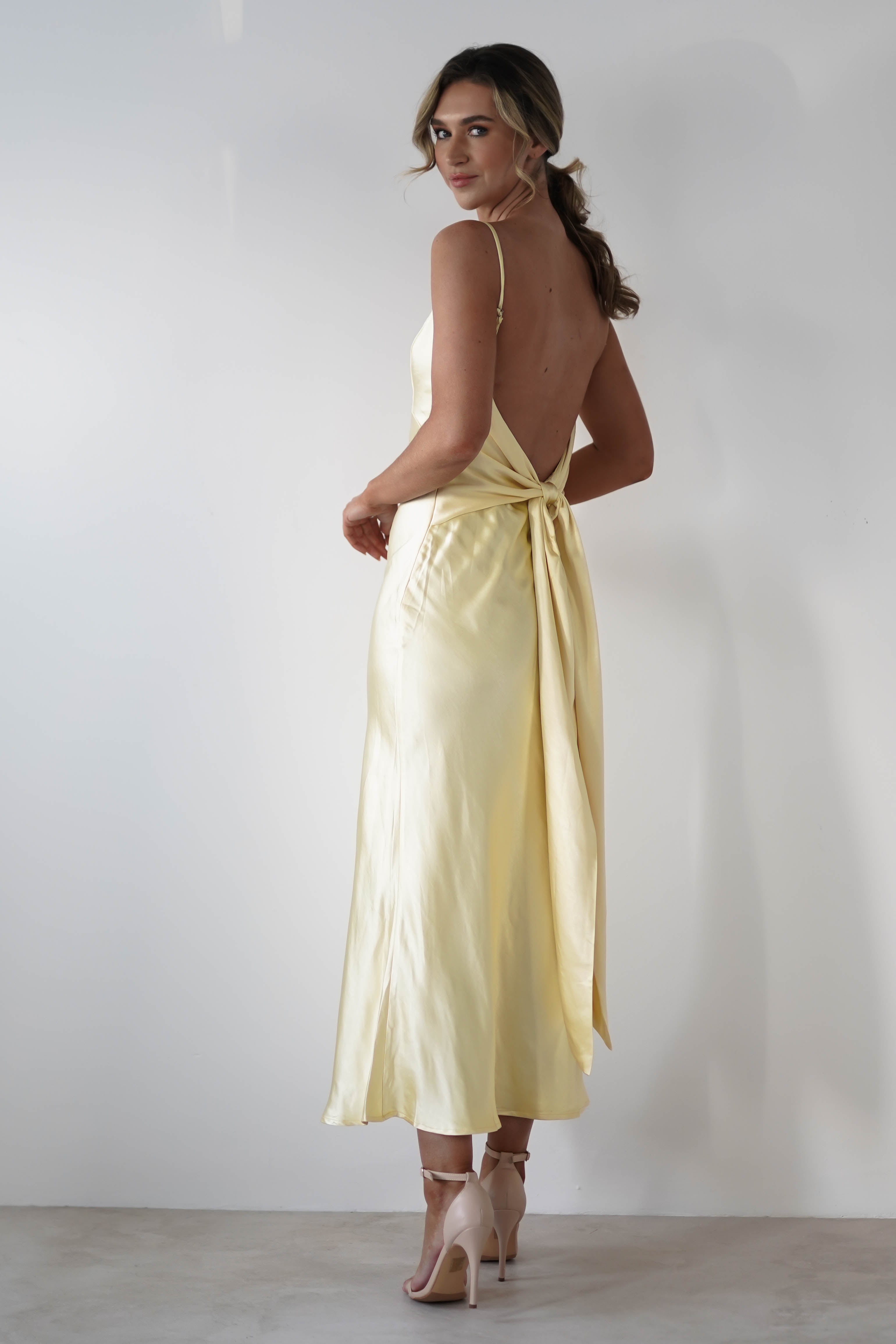 Melisande | Glowline Satin Dress