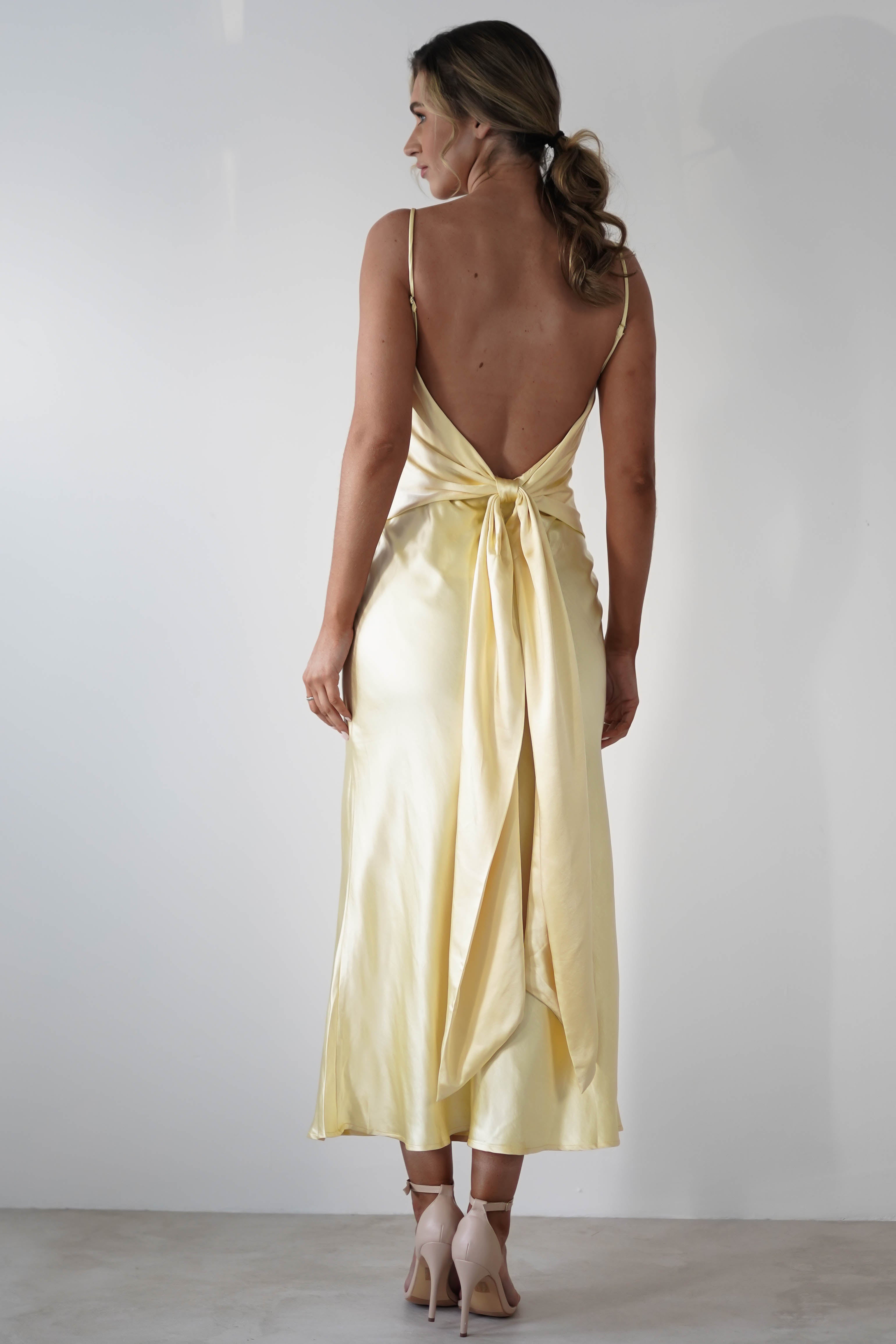 Melisande | Glowline Satin Dress
