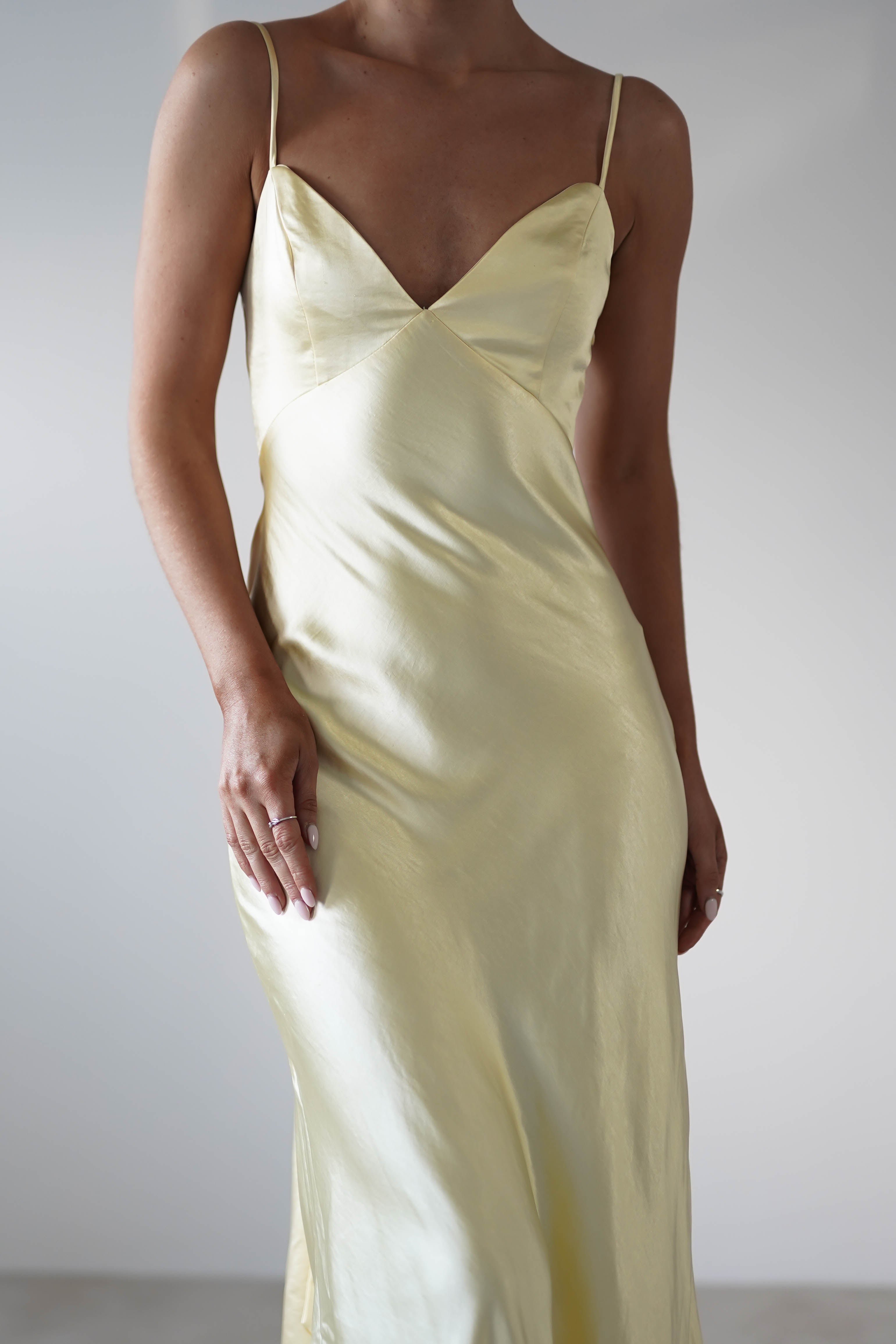 Melisande | Glowline Satin Dress