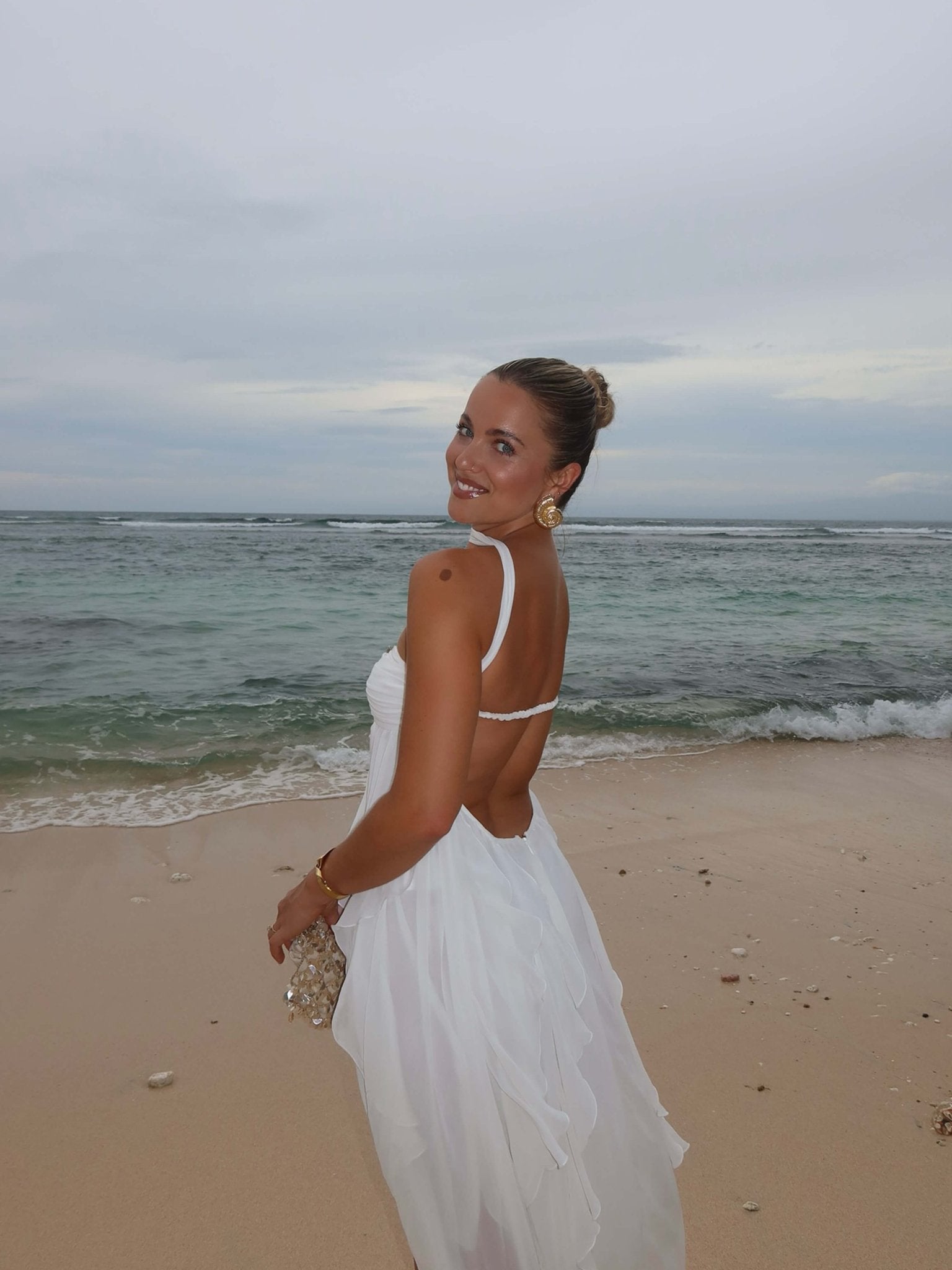 Oralie | Seabloom Drape Dress