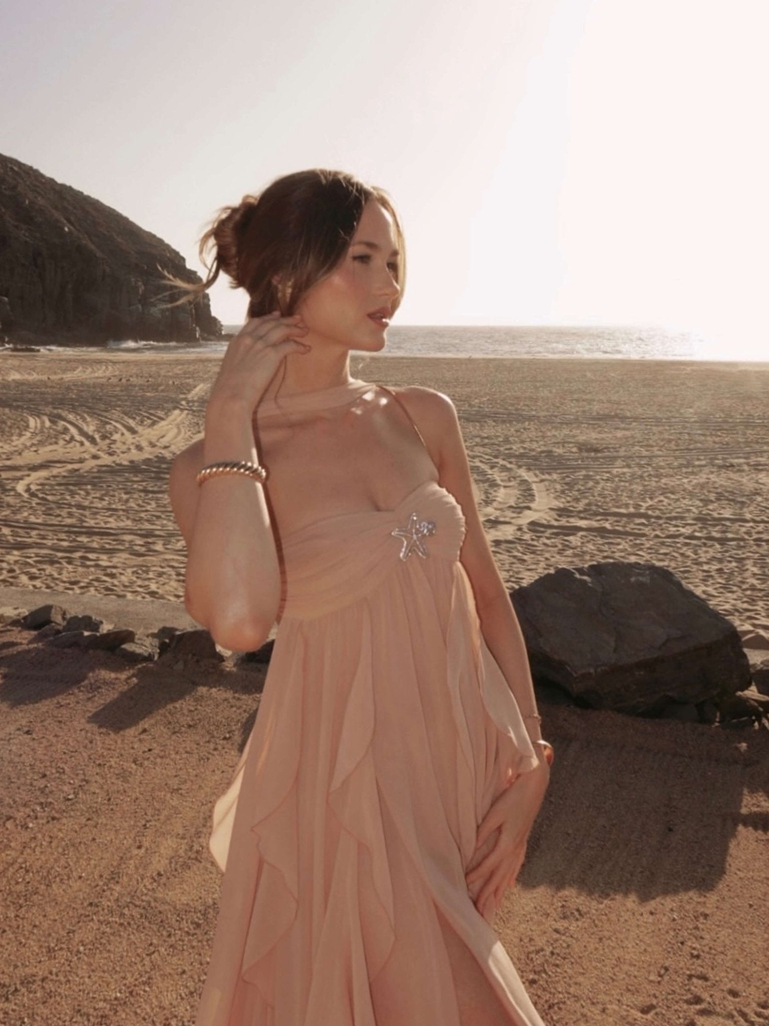 Oralie | Seabloom Drape Dress
