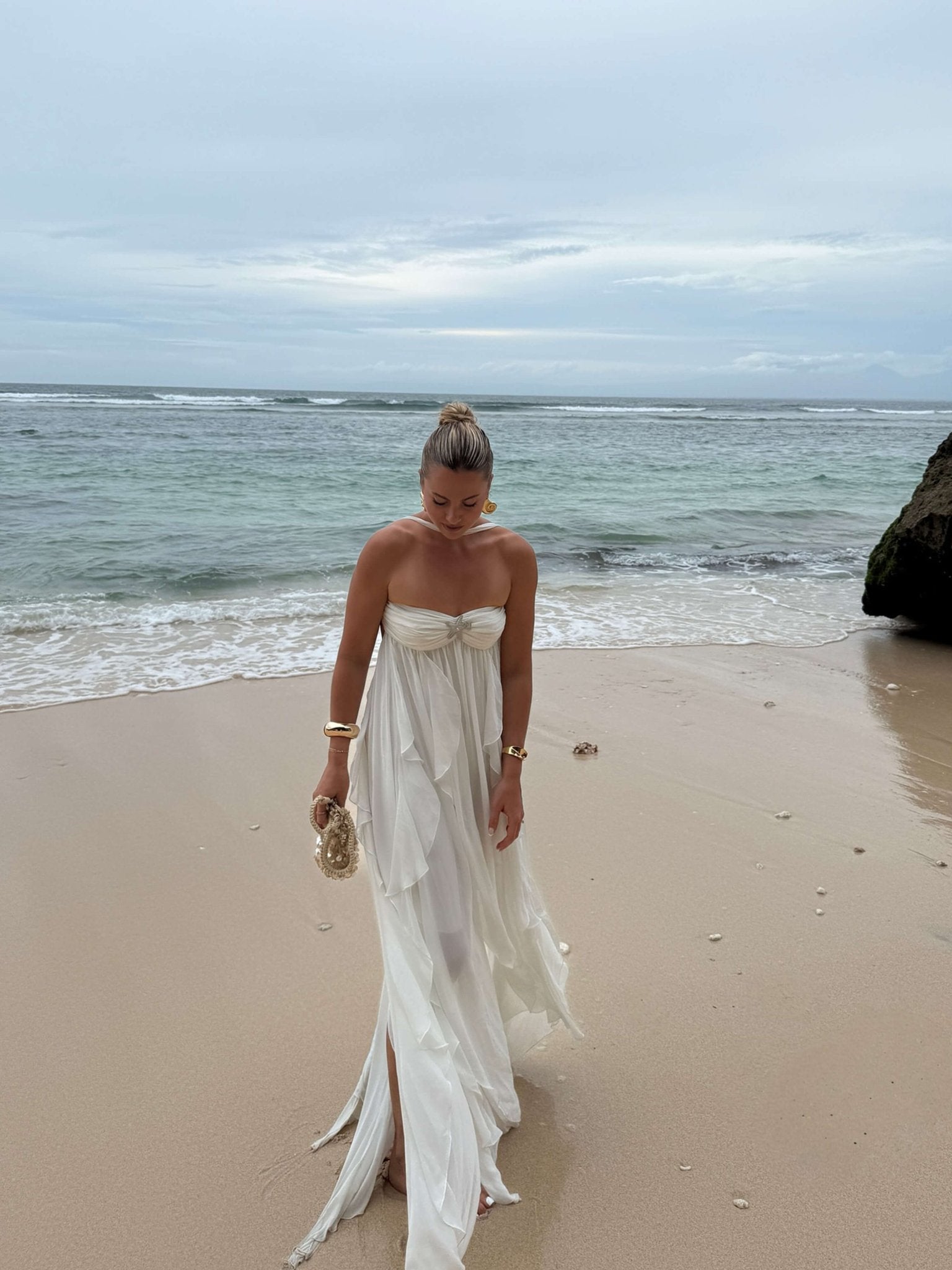 Oralie | Seabloom Drape Dress