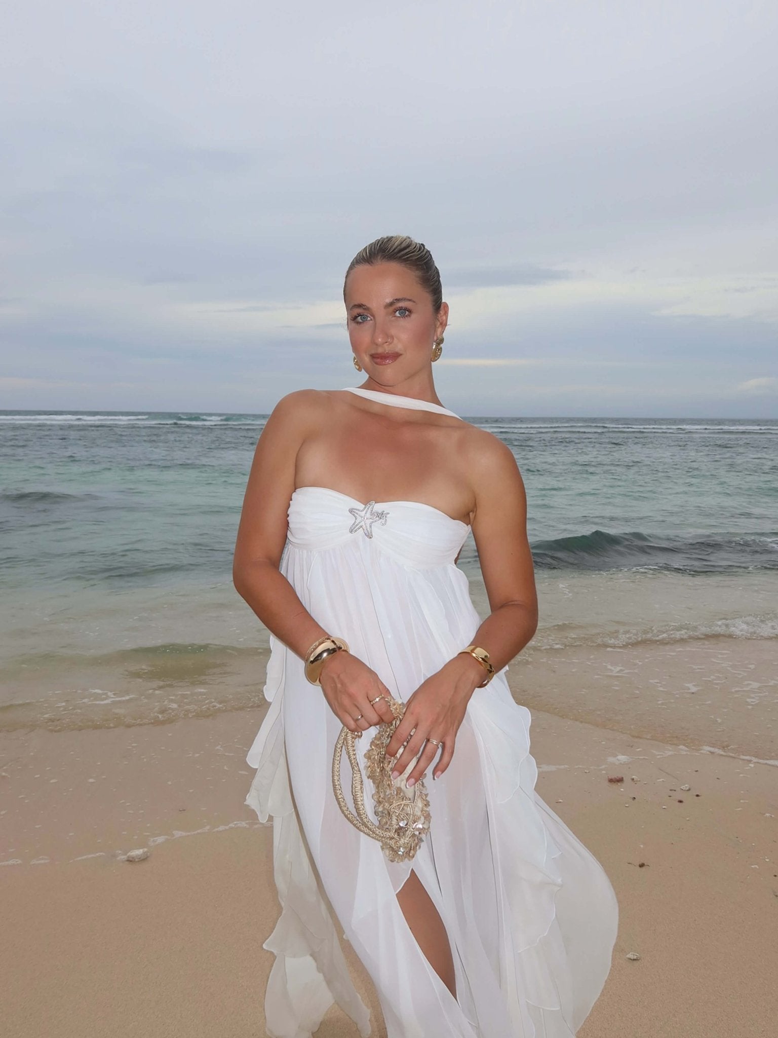 Oralie | Seabloom Drape Dress